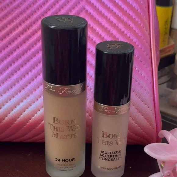 Too Faced Foundation & Concealer in “Light Beige”